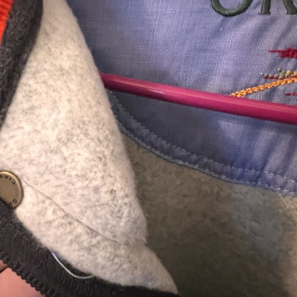 Orvis pullover cardigan, charcoal, brand new!! Never worn, incredible quality - Picture 6 of 6